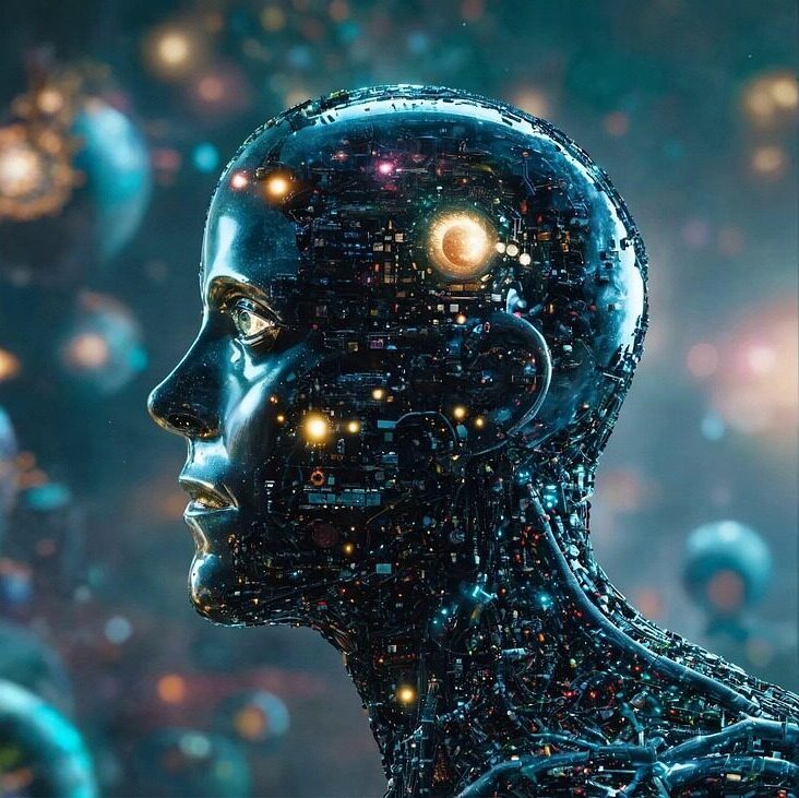 ai generated, robot, android, humanoid, furutistic, technology, science fiction, surreal, artificial intelligence, ki, multiverse, ki, ki, ki, ki, ki, multiverse
